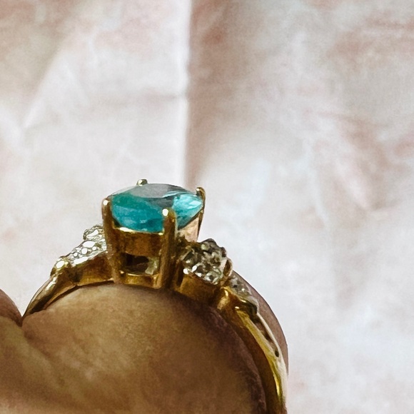 Neon Blue Appetite & 14K Gold - Picture 3 of 12